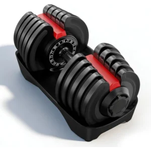 16-in-1 Adjustable Dumbbell Set, 4-90 LBS Quick-Adjust Dumbbells