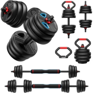 FED Fitness FDS1 Adjustable Dumbbell Set,20/35/45/55/70/90lbs Free Weights Set With Upgraded